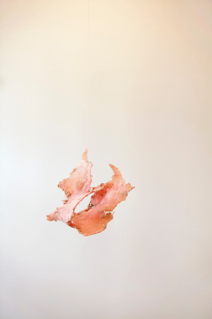 “Lyst”, plast, 8x4x5 cm, 2015. / “ Fervor”, washed-up plastic, 8x4x5 cm.